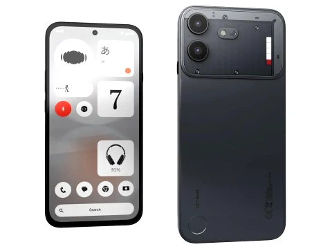 Nothing Phone 4b Black 3D Model