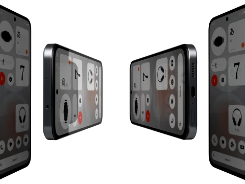 Nothing Phone 4b Black 3D Model