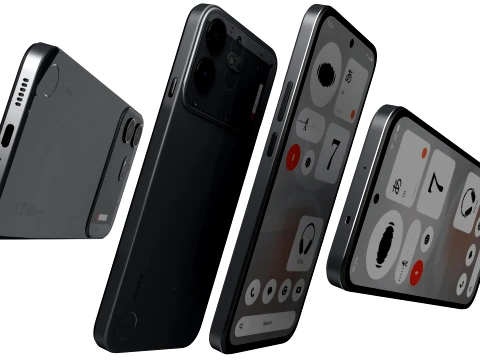 Nothing Phone 4b Black 3D Model