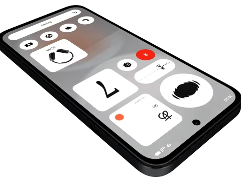Nothing Phone 4b Black 3D Model