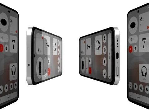 Nothing Phone 4b White 3D Model