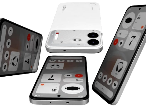 Nothing Phone 4b White 3D Model