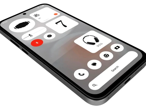 Nothing Phone 4b White 3D Model