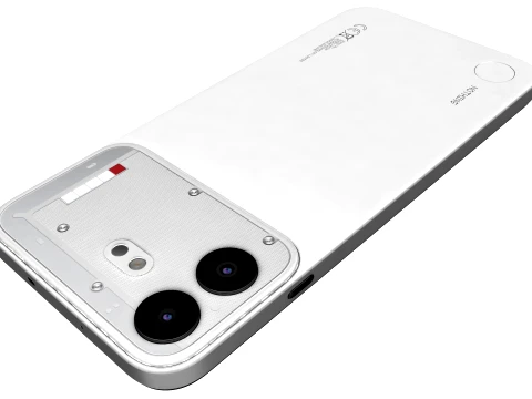 Nothing Phone 4b White 3D Model