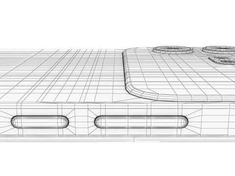 Nothing Phone 4b White 3D Model