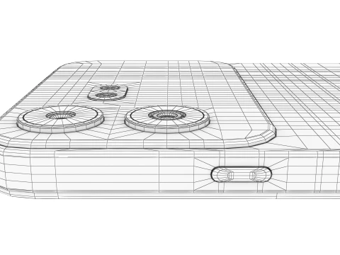 Nothing Phone 4b White 3D Model