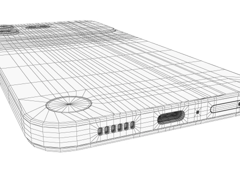 Nothing Phone 4b White 3D Model