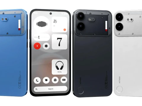Nothing Phone 4b All Colors 3D Model