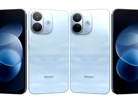 Xiaomi Redmi Note 17 Pro Blue 3D Model