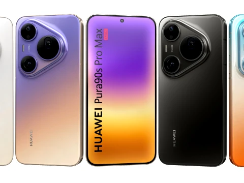 HUAWEI Pura 90s Pro Max All Colors 3D Модель