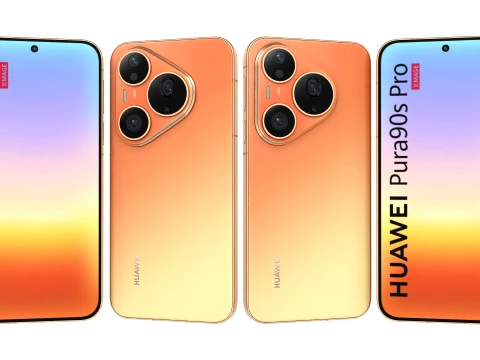 HUAWEI Pura 90s Pro Orange Soda 3D Model