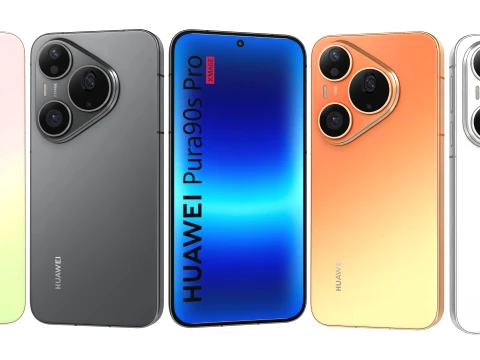 HUAWEI Pura 90s Pro All Colors 3D Model