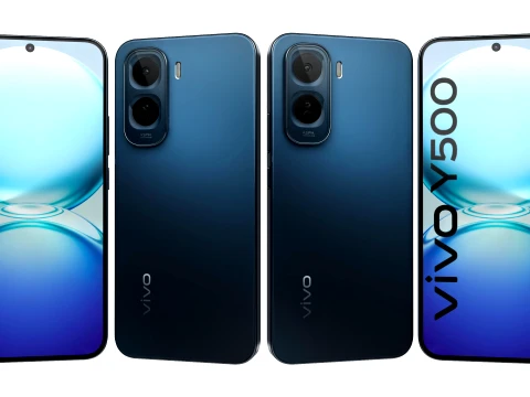 Vivo Y500 4G Midnight Blue 3D Model