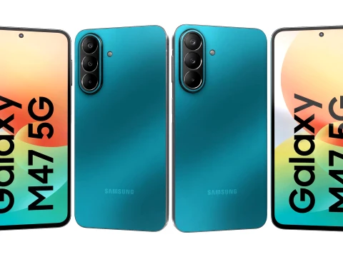 Samsung Galaxy M47 Blue 3D Model
