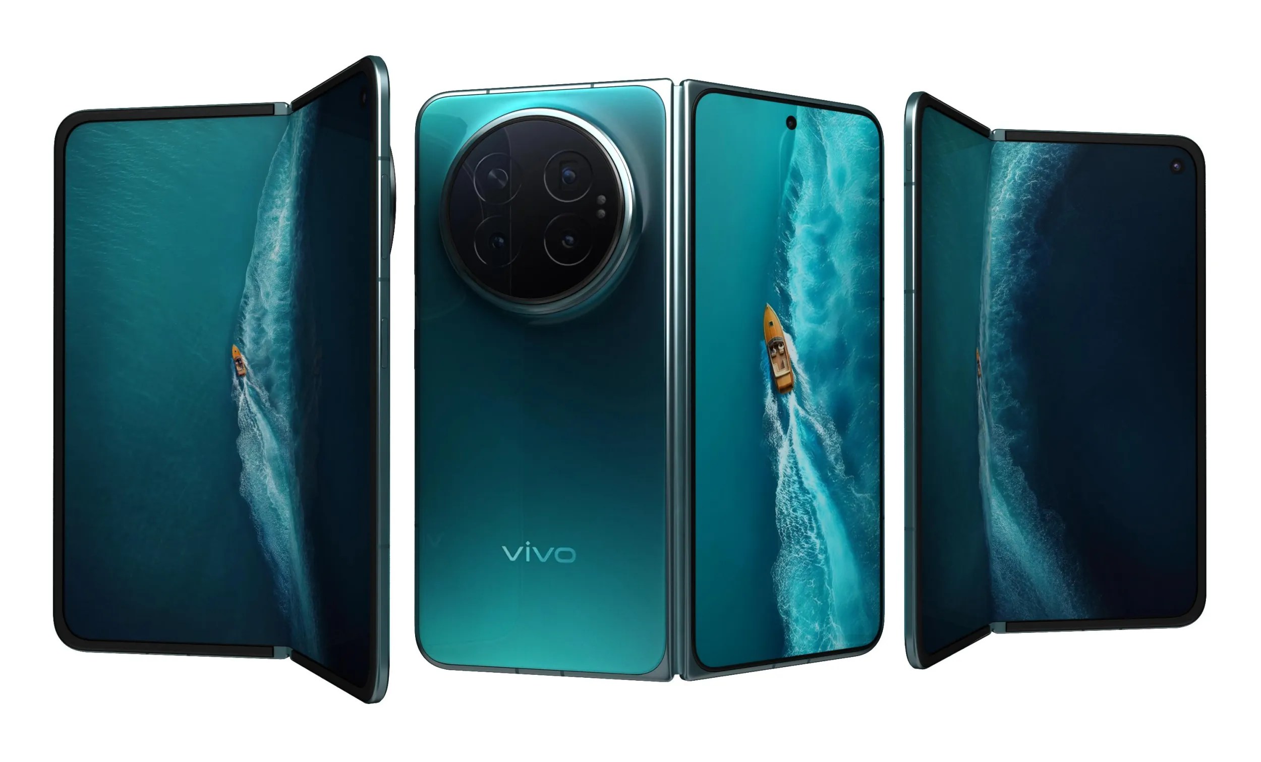Vivo X Fold 6 Azure 3D Model .c4d .max .obj .3ds .fbx .stl .blend