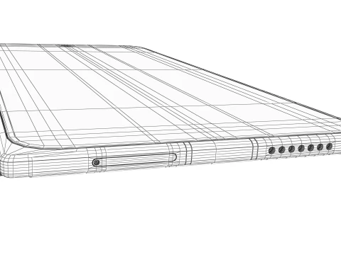 Vivo X Fold 6 Azure 3D Model