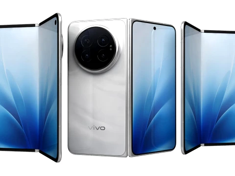 Vivo X Fold 6 White 3D Model
