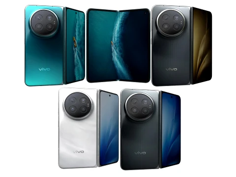 Vivo X Fold 6 All Colors 3D Model