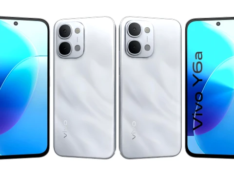 Vivo Y6a Galaxy Silver 3D Model