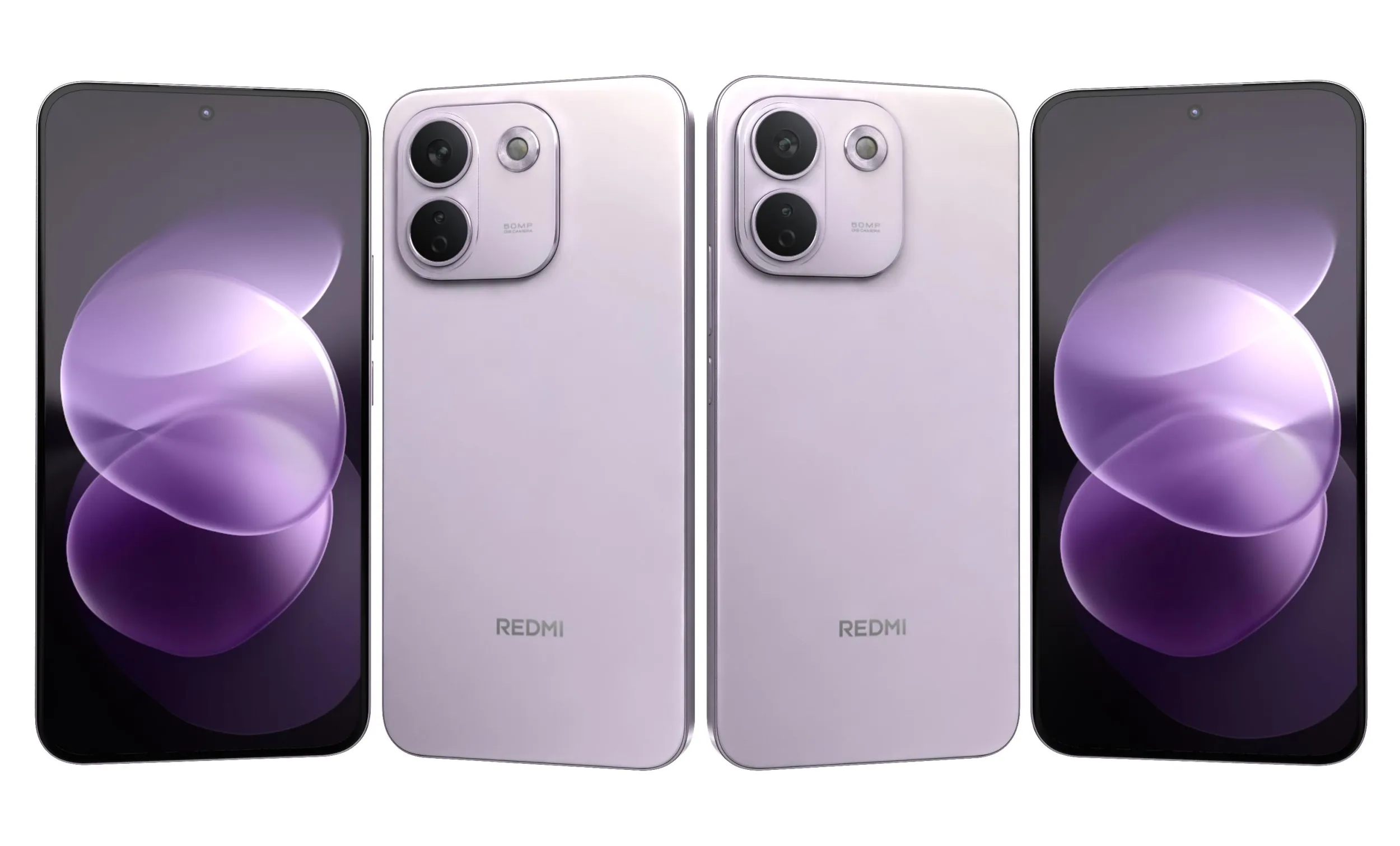 Xiaomi Redmi Note 17 Pro Max Purple 3D Model .c4d .max .obj .3ds .fbx .stl .blend 