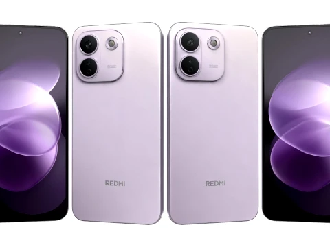Xiaomi Redmi Note 17 Pro Max Purple 3D Model