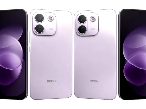 Xiaomi Redmi Note 17 Pro Max Purple 3D Model