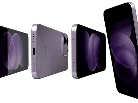 Xiaomi Redmi Note 17 Pro Max Purple 3D Model