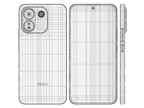 Xiaomi Redmi Note 17 Pro Max Purple 3D Model