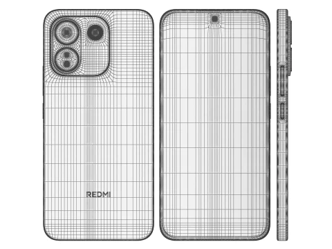 Xiaomi Redmi Note 17 Pro Max Purple 3D Model