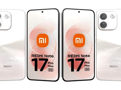 Xiaomi Redmi Note 17 Pro Max White 3D Model