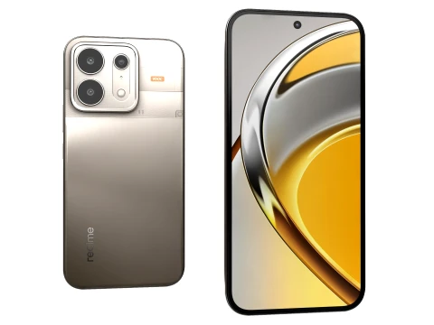 Realme P4s 5G Titanium Gray 3D Model