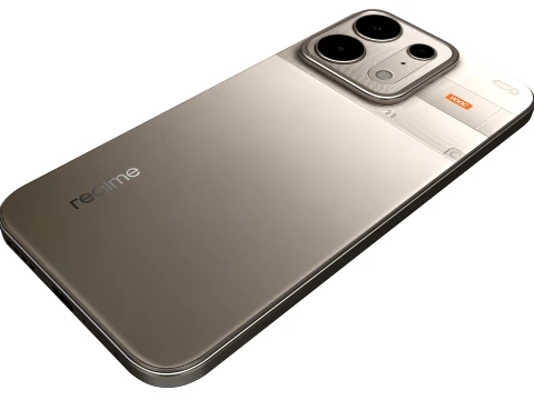 Realme P4s 5G Titanium Gray 3D Model