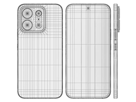 Realme P4s 5G Titanium Gray 3D Model