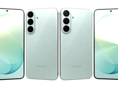 Samsung Galaxy S26 FE Pistachio 3D Model