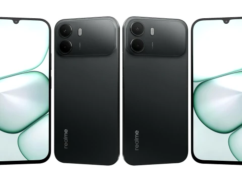 Realme C100i india Midnight Black 3D Model