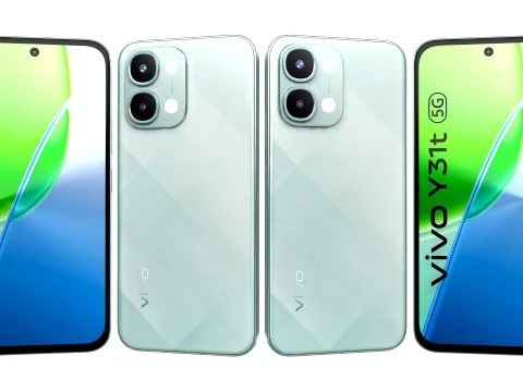 Vivo Y31T 5G Green 3D Model