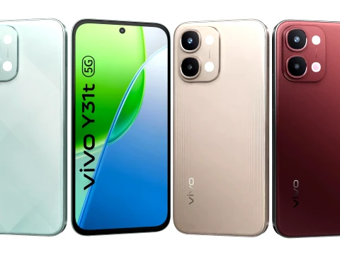 Vivo Y31T 5G All Colors 3D Model