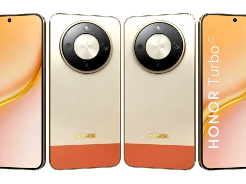 HONOR Turbo 5G All Colors 3D Model