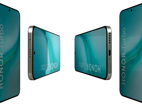 HONOR Turbo 5G All Colors 3D Model