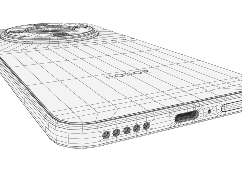 HONOR Turbo 5G All Colors 3D Model