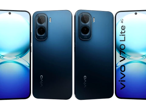 Vivo V70 Lite 4G Midnight Blue 3D Model