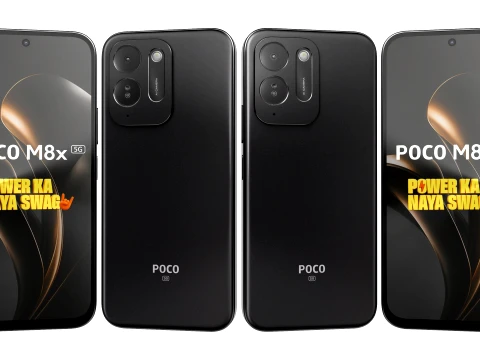 Xiaomi Poco M8x Black 3D Model