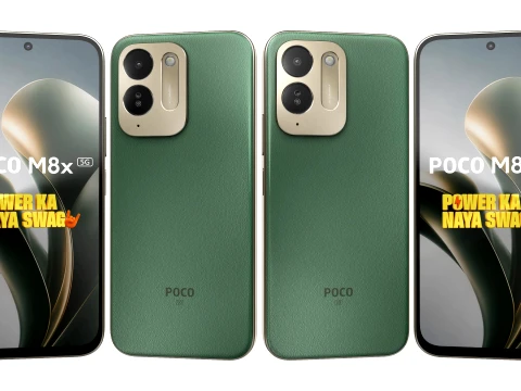 Xiaomi Poco M8x Leather Green 3D Model