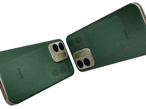 Xiaomi Poco M8x Leather Green 3D Model