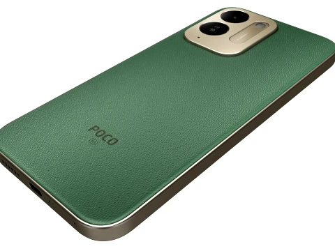 Xiaomi Poco M8x Leather Green 3D Model