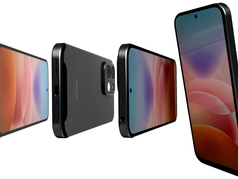 Xiaomi REDMI 17 5G Black 3D Model