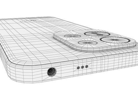 Xiaomi REDMI 17 5G Black 3D Model