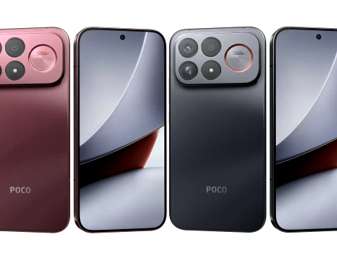 Xiaomi Poco F9 Ultra Black And Red 3D Model