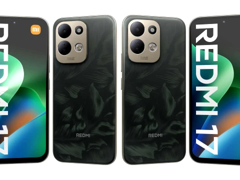 Xiaomi Redmi 17 Green 3D Model