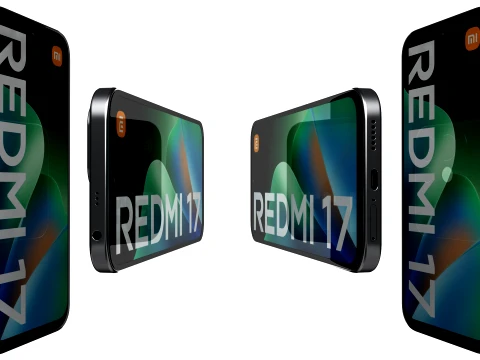Xiaomi Redmi 17 All Colors 3D Model